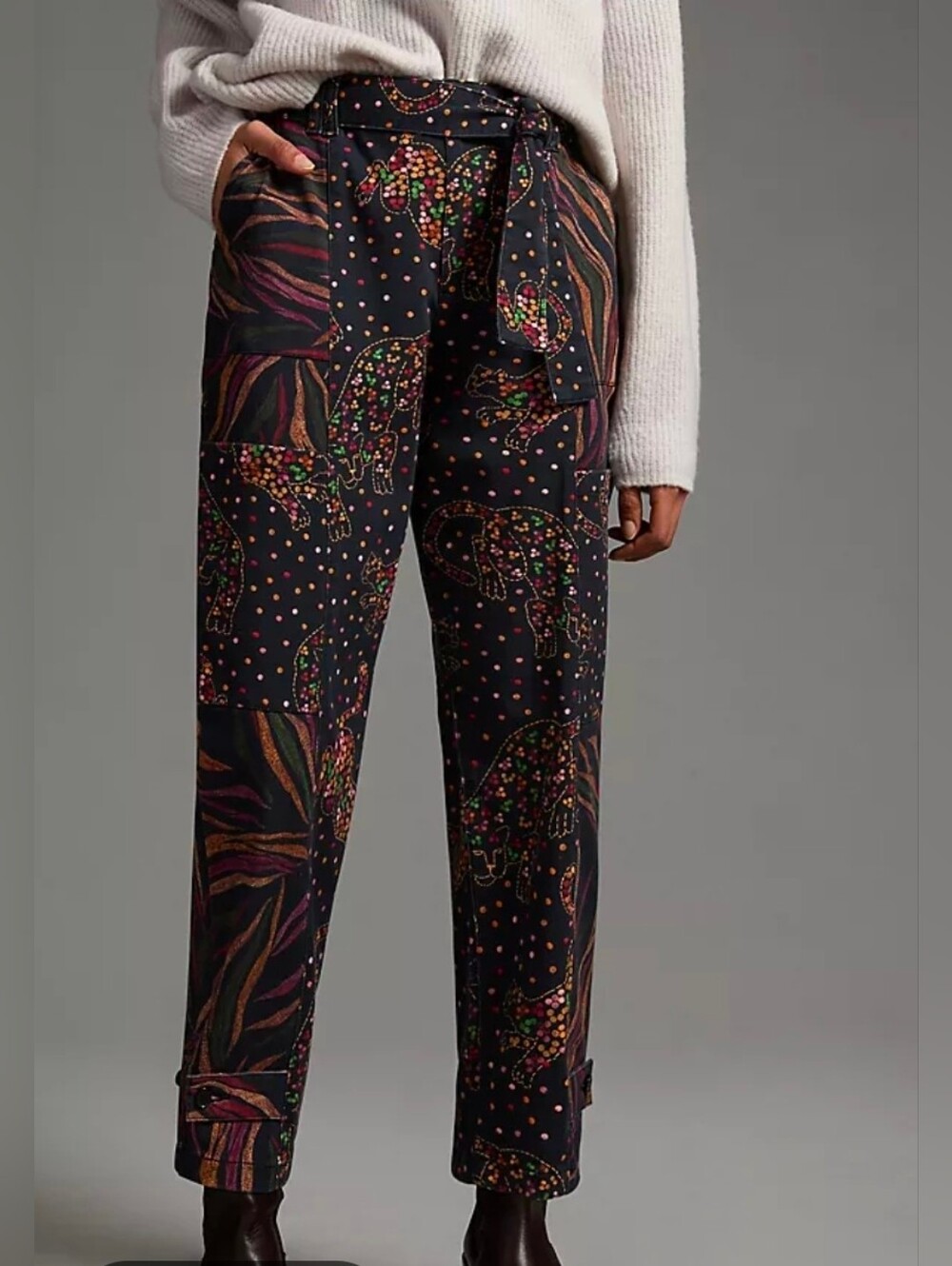 Farm Rio X Anthropologie Tie Waist Pant
